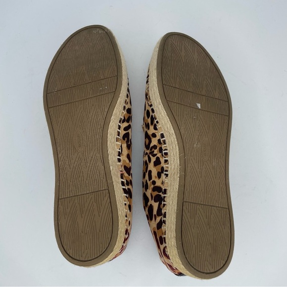 Dr. Scholl's Women Find Me Leopard Print Espadrille Size 8 Loafer Brown/Burgundy - Picture 10 of 11